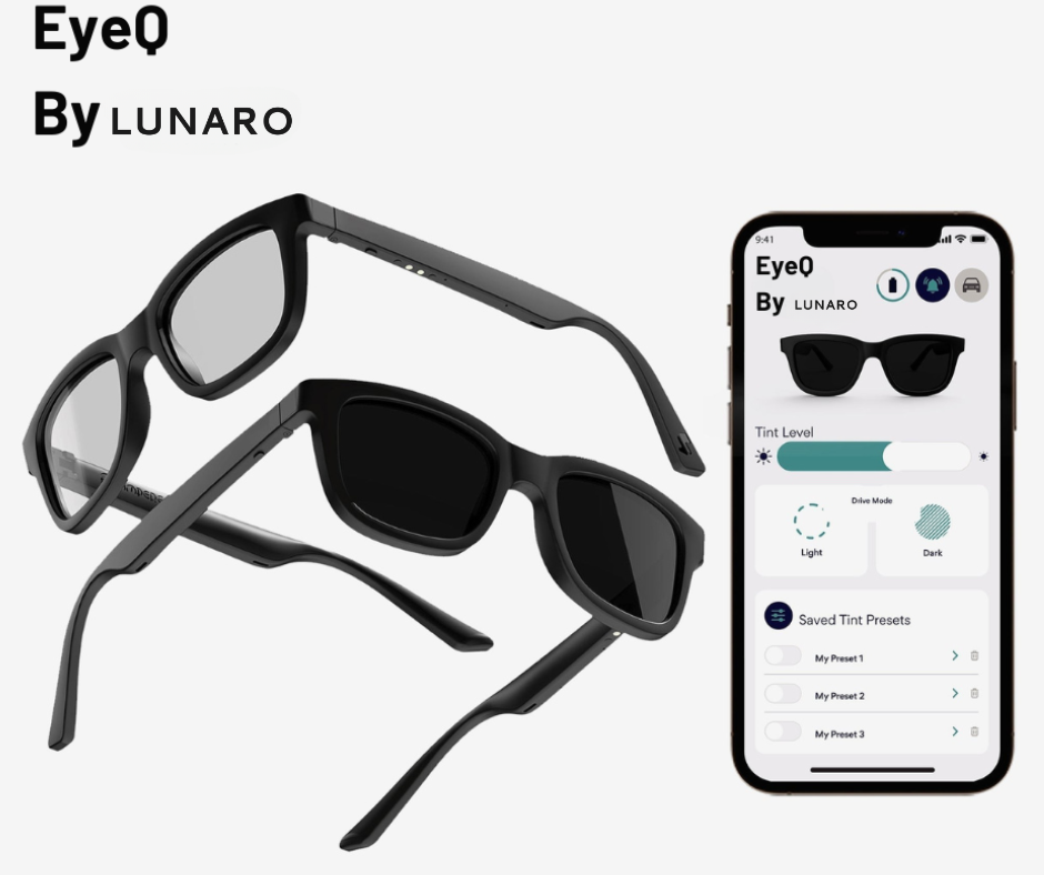 EyeQ – Occhiali da sole intelligenti con tonalità regolabile e audio integrato 🔥Approfitta dello sconto esclusivo!🔥